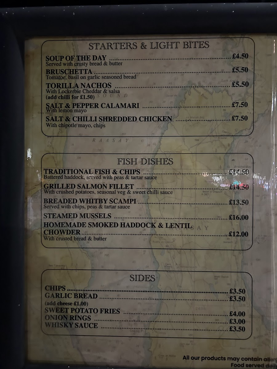 The Oban Inn Menu - Image 4